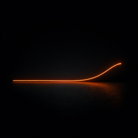 Inverted cortisol rhythm graph showing blunted morning awakening response and elevated evening levels — the pattern found in late-stage overtraining syndrome and burnout