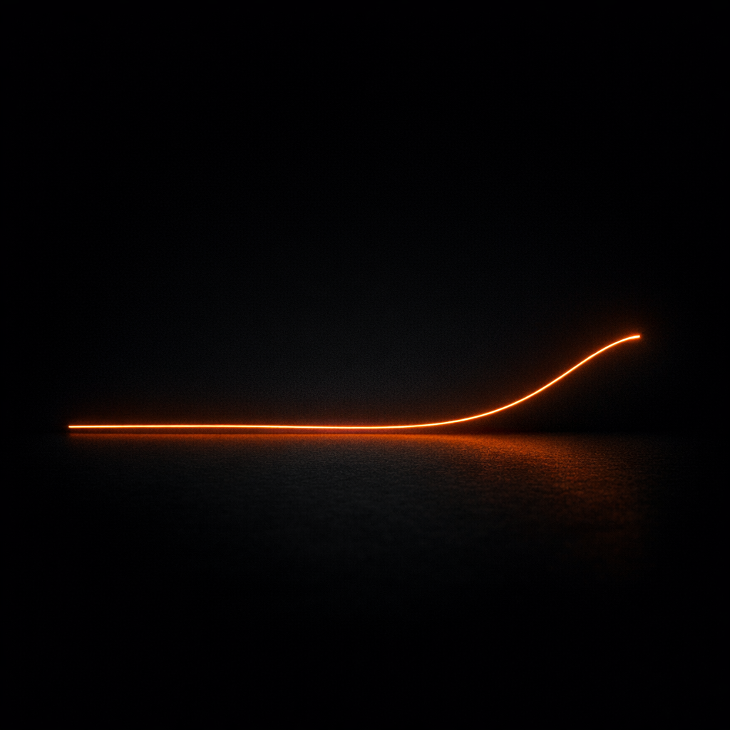 Inverted cortisol rhythm graph showing blunted morning awakening response and elevated evening levels — the pattern found in late-stage overtraining syndrome and burnout